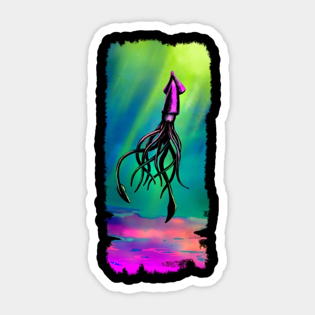 Dawn on the reef Sticker by 9shanks9